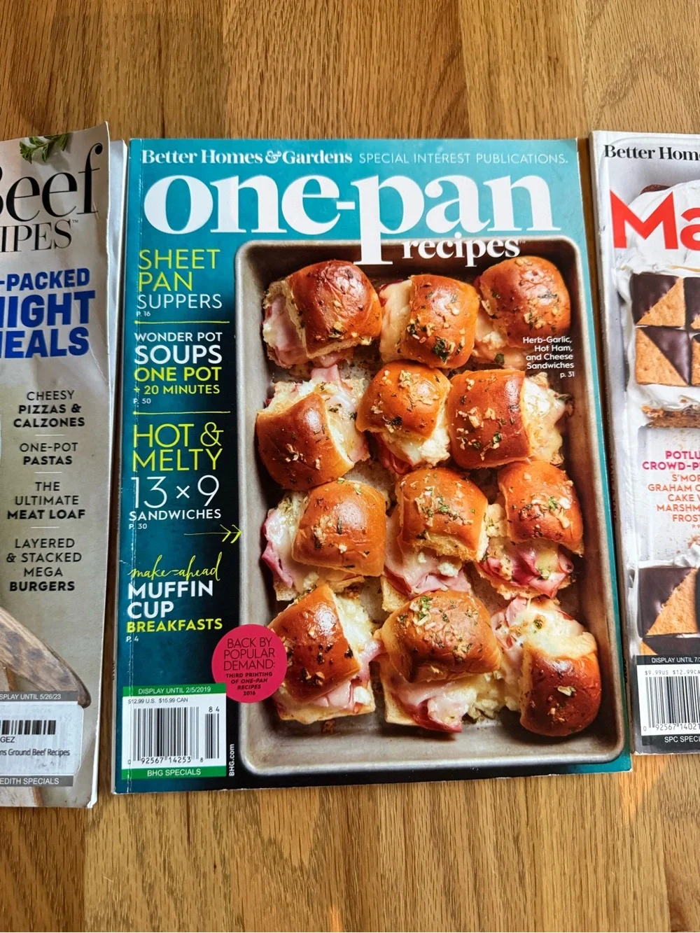 Bundle of Better Home and Garden Magazines Recipes